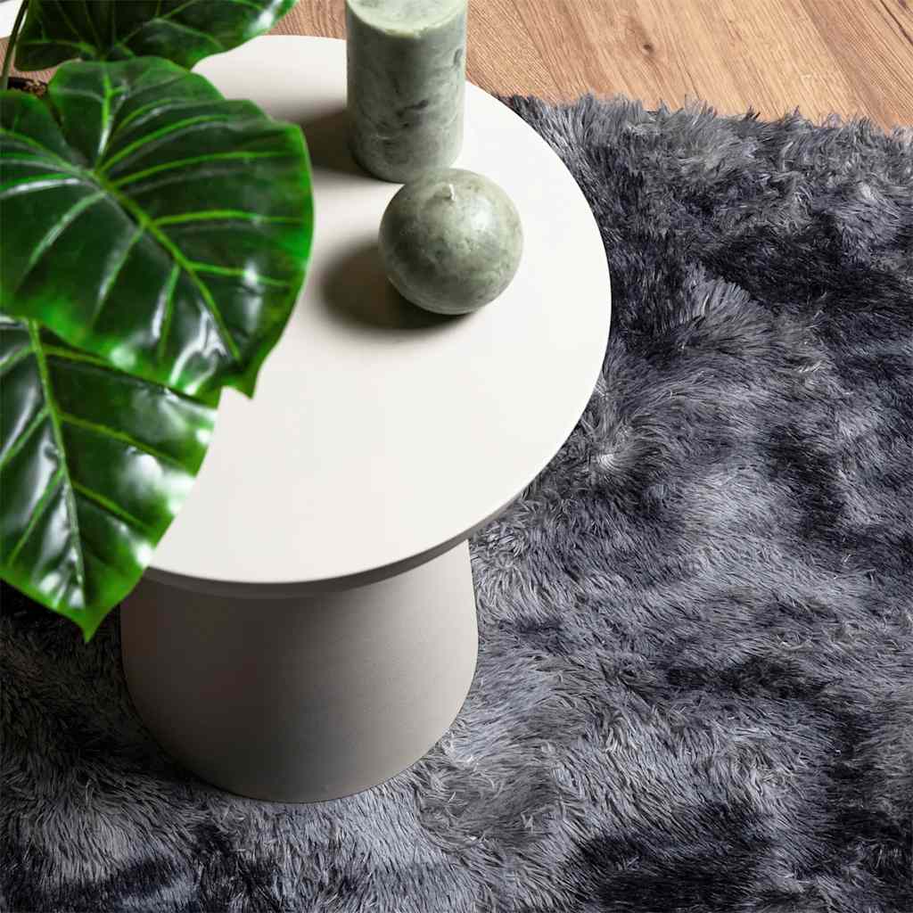 vidaXL Shaggy Rug High Pile NAVARRA Dark Grey 160x160 cm Polyester