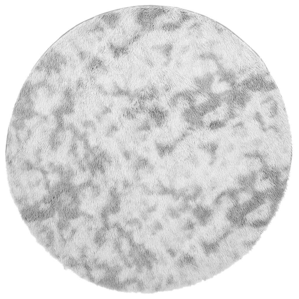 vidaXL Shaggy Rug High Pile NAVARRA Silver Grey 160x160 cm Polyester