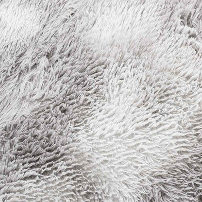 vidaXL Shaggy Rug High Pile NAVARRA Silver Grey 160x160 cm Polyester