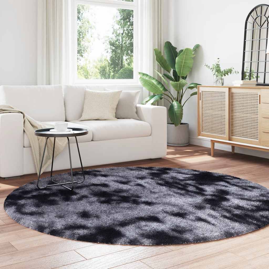 vidaXL Shaggy Rug High Pile NAVARRA Dark Grey 200x200 cm Polyester