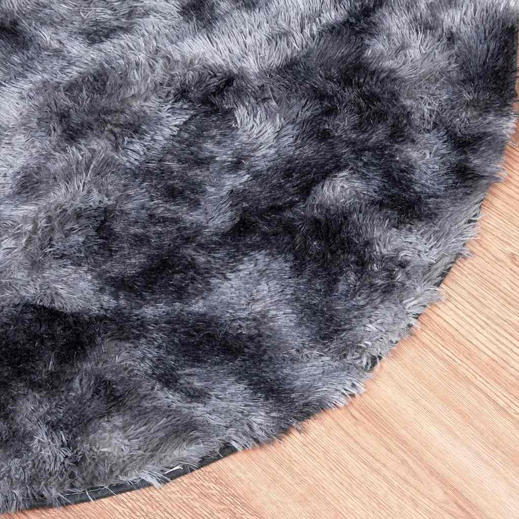 vidaXL Shaggy Rug High Pile NAVARRA Dark Grey 200x200 cm Polyester
