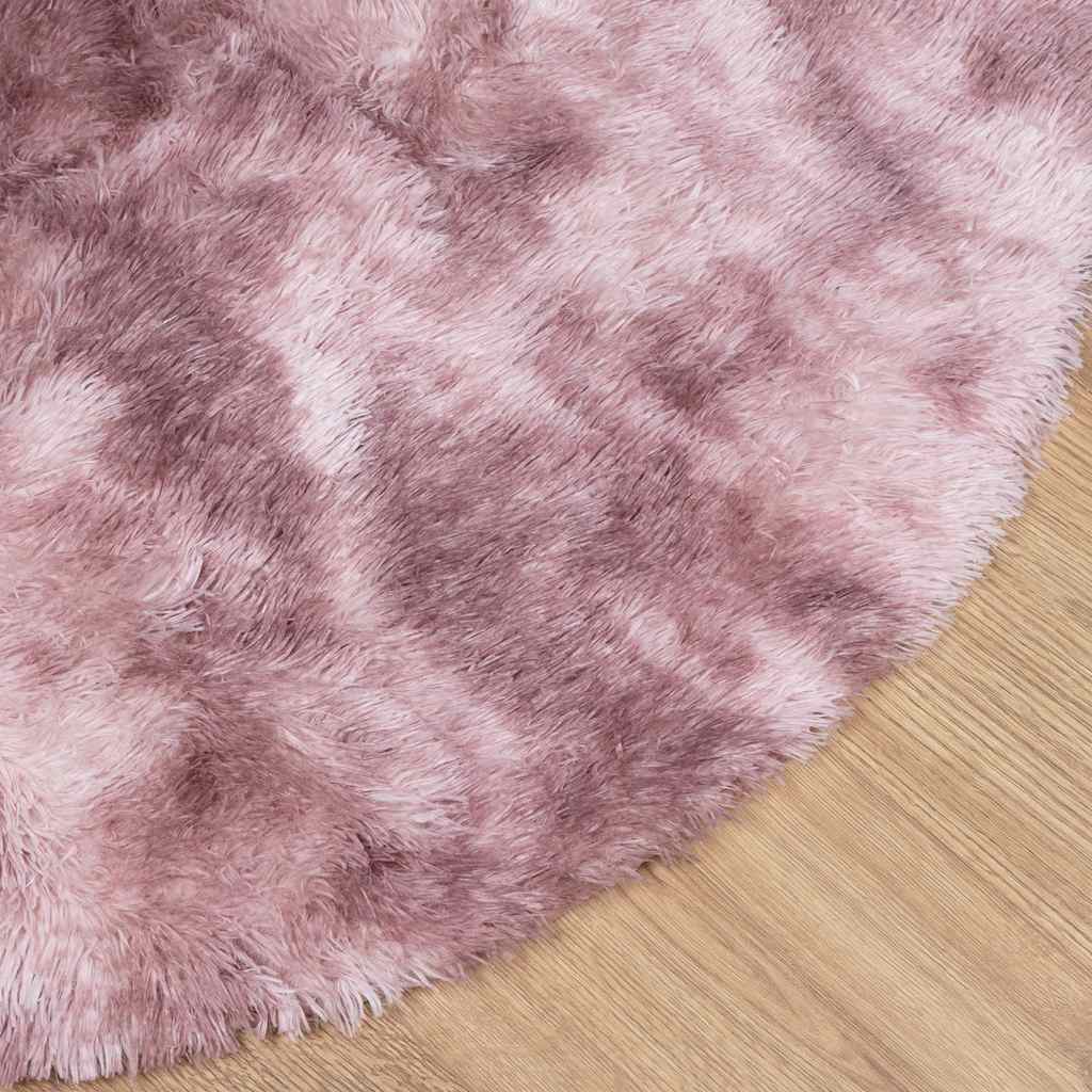 vidaXL Shaggy Rug High Pile NAVARRA Dusty Pink 200x200 cm Polyester