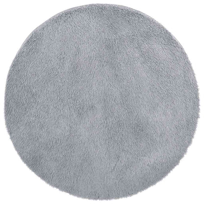 vidaXL Shaggy Rug High Pile NAVARRA Light Grey 200x200 cm Polyester