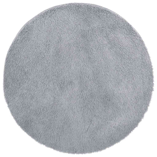 vidaXL Shaggy Rug High Pile NAVARRA Light Grey 200x200 cm Polyester