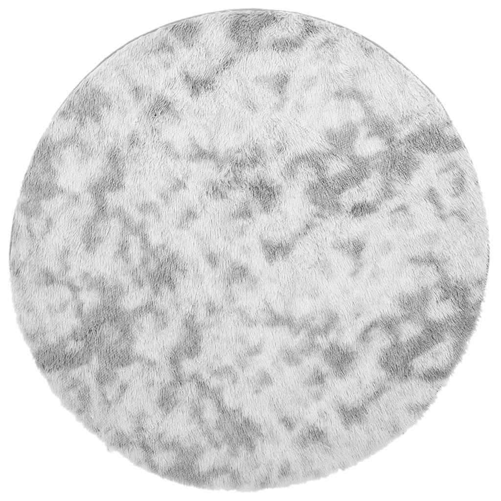vidaXL Shaggy Rug High Pile NAVARRA Silver Grey 200x200 cm Polyester