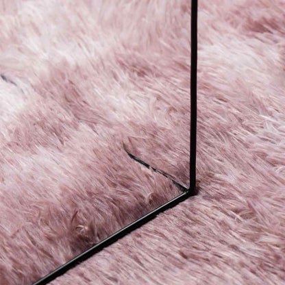 vidaXL Shaggy Rug High Pile NAVARRA Dusty Pink 240x240 cm Polyester
