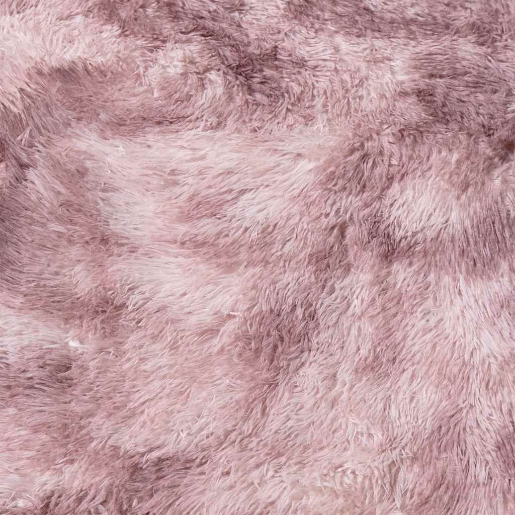 vidaXL Shaggy Rug High Pile NAVARRA Dusty Pink 240x240 cm Polyester
