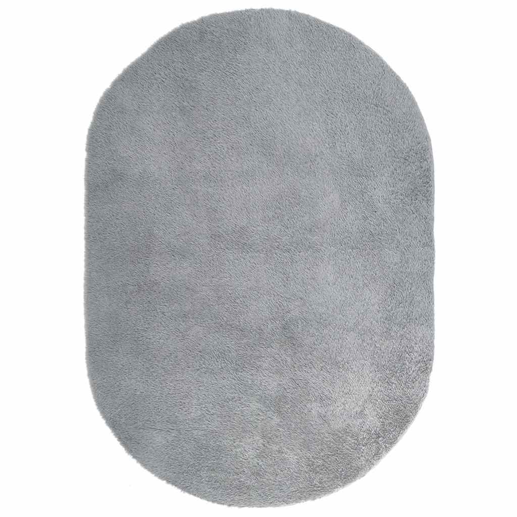 vidaXL Shaggy Rug High Pile NAVARRA Light Grey 300x200 cm Polyester