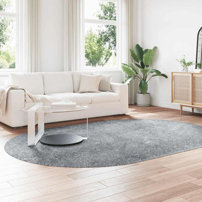 vidaXL Shaggy Rug High Pile NAVARRA Light Grey 300x200 cm Polyester