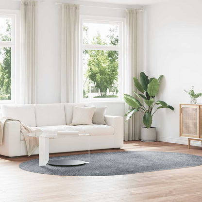 vidaXL Shaggy Rug High Pile NAVARRA Light Grey 300x200 cm Polyester