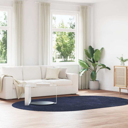 vidaXL Shaggy Rug High Pile NAVARRA Navy 300x200 cm Polyester