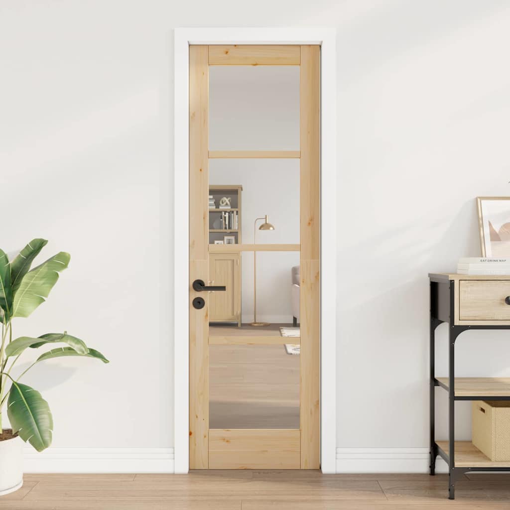vidaXL Interior Door ORKDAL Brown 61 x 198.5 cm