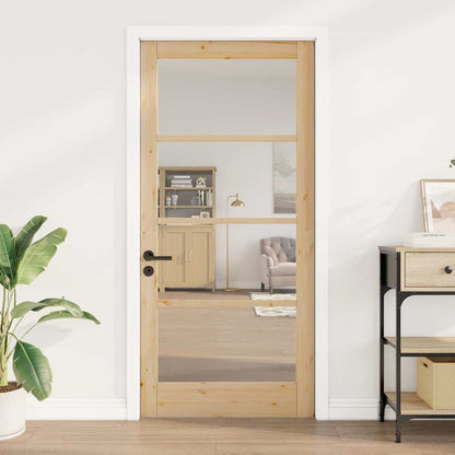 vidaXL Interior Door ORKDAL Brown 93 x 202 cm