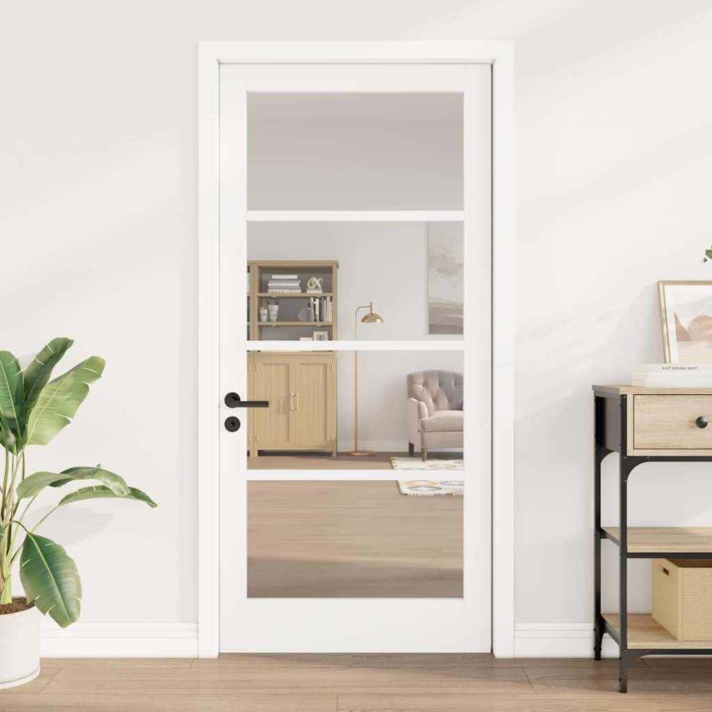 vidaXL Interior Door ORKDAL White Primed 93 x 202 cm