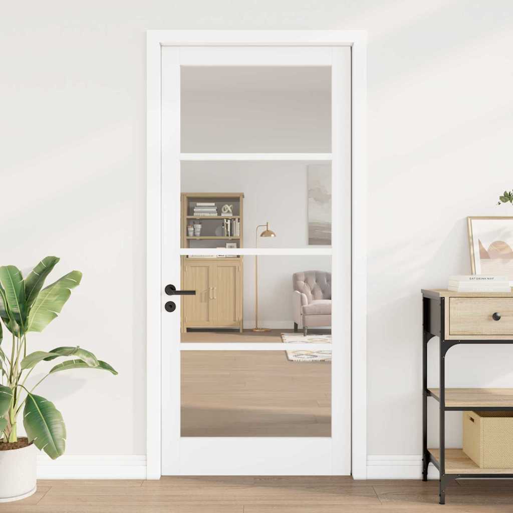 vidaXL Interior Door ORKDAL White Primed 93 x 211 cm