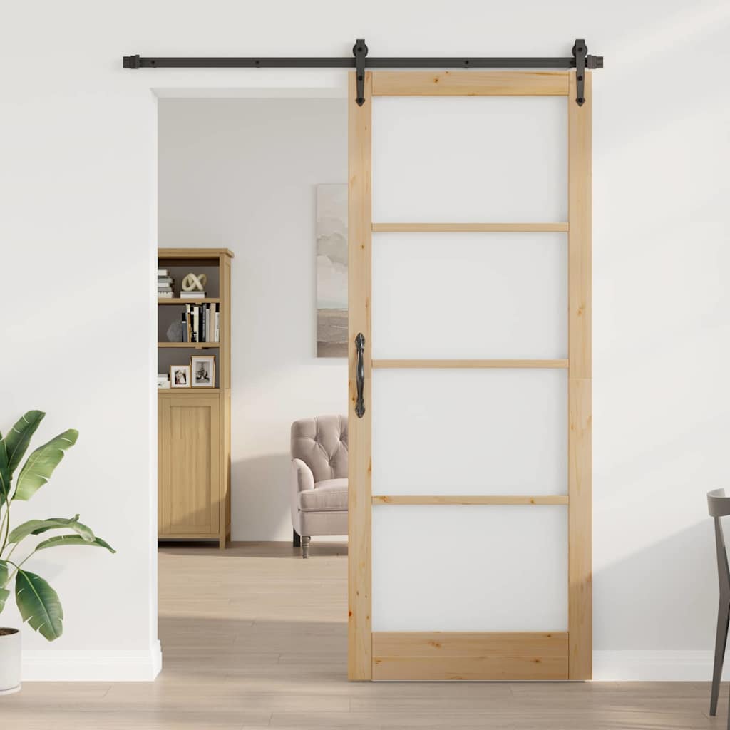 vidaXL Interior Door ORKDAL Brown 93 x 232 cm