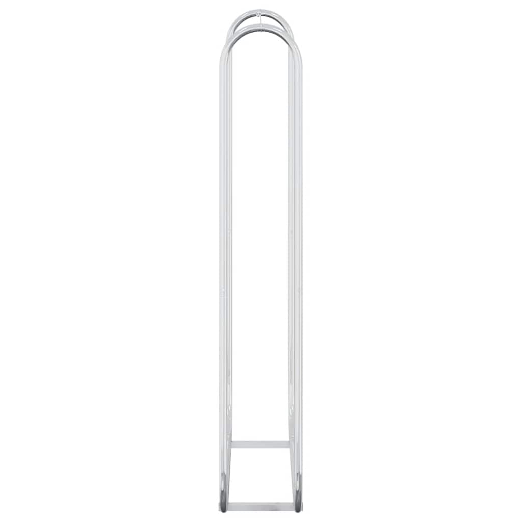 vidaXL Firewood Rack Wire 100x25x150 cm Galvanised steel