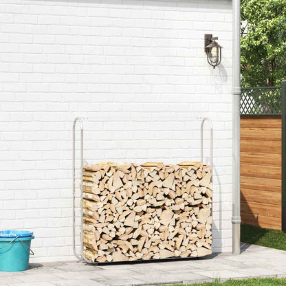 vidaXL Firewood Rack Wire 150x25x150 cm Galvanised steel