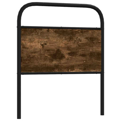 vidaXL Replace Headboard Smoked Oak 75 cm Steel and Engineered Wood