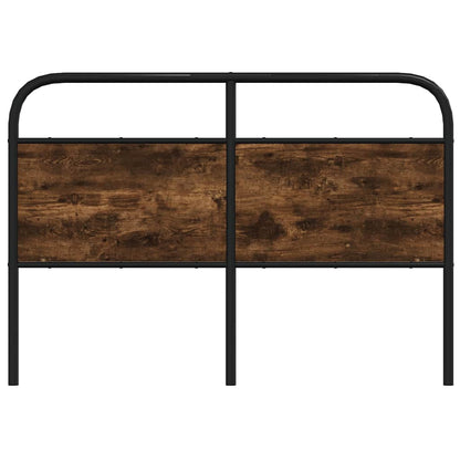 vidaXL Replace Headboard Smoked Oak 140 cm Steel and Engineered Wood