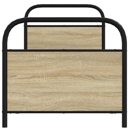 vidaXL Bed Frame Without Mattress 80x200 cm Sonoma Oak Engineered Wood