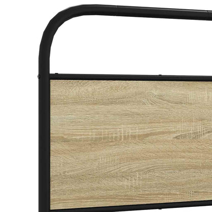 vidaXL Replace Headboard Sonoma Oak 75 cm Steel and Engineered Wood