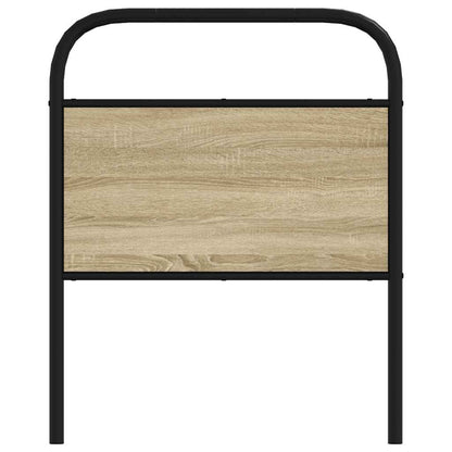 vidaXL Replace Headboard Sonoma Oak 80 cm Steel and Engineered Wood