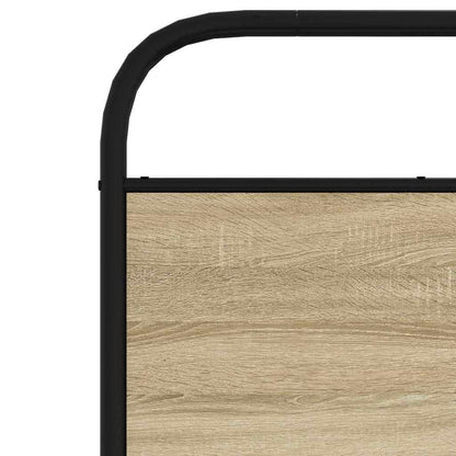 vidaXL Replace Headboard Sonoma Oak 80 cm Steel and Engineered Wood