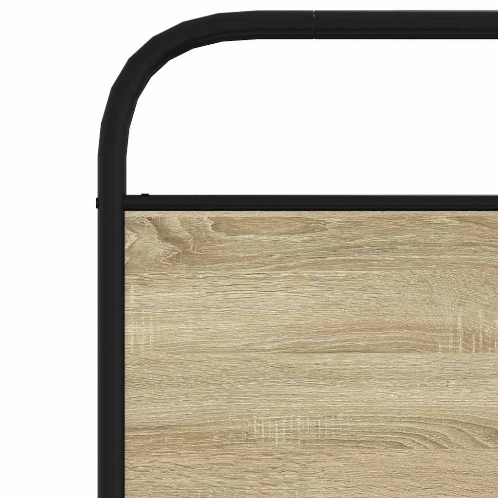 vidaXL Replace Headboard Sonoma Oak 90 cm Steel and Engineered Wood