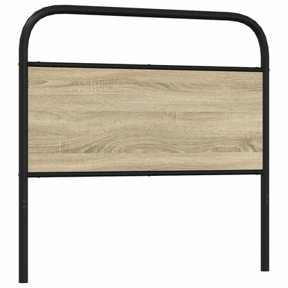 vidaXL Replace Headboard Sonoma Oak 107 cm Steel and Engineered Wood