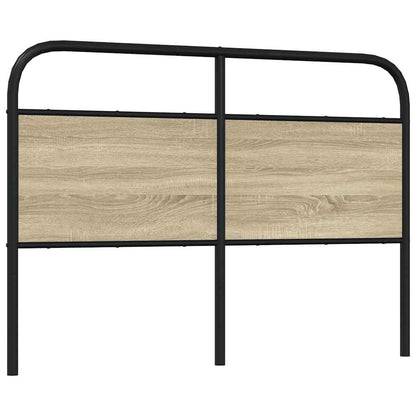 vidaXL Replace Headboard Sonoma Oak 120 cm Steel and Engineered Wood