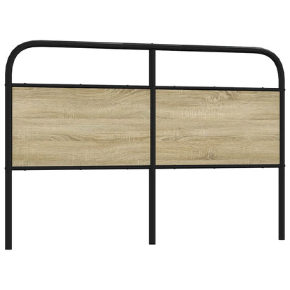 vidaXL Replace Headboard Sonoma Oak 150 cm Steel and Engineered Wood