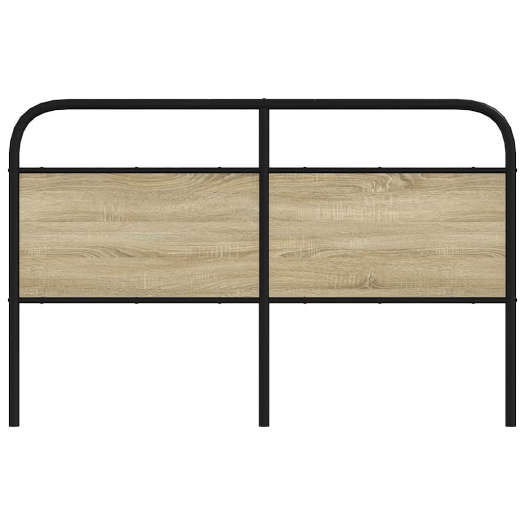 vidaXL Replace Headboard Sonoma Oak 150 cm Steel and Engineered Wood