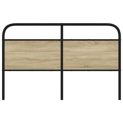 vidaXL Replace Headboard Sonoma Oak 150 cm Steel and Engineered Wood