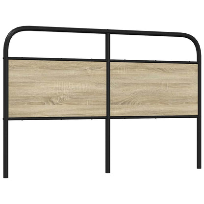 vidaXL Replace Headboard Sonoma Oak 150 cm Steel and Engineered Wood