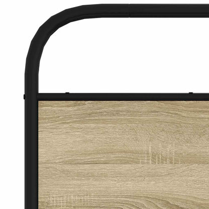 vidaXL Replace Headboard Sonoma Oak 150 cm Steel and Engineered Wood