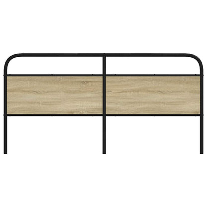 vidaXL Replace Headboard Sonoma Oak 200 cm Steel and Engineered Wood