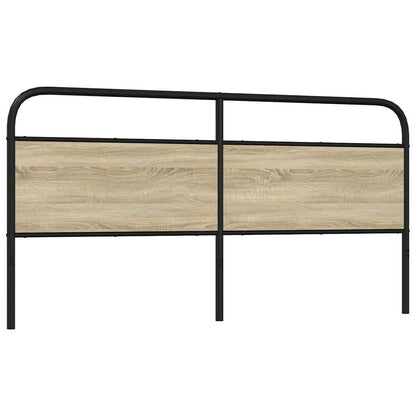 vidaXL Replace Headboard Sonoma Oak 200 cm Steel and Engineered Wood