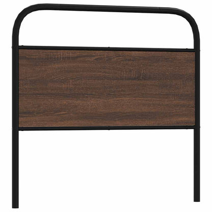 vidaXL Replace Headboard Brown Oak 90 cm Steel and Engineered Wood