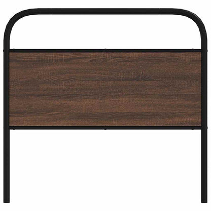 vidaXL Replace Headboard Brown Oak 90 cm Steel and Engineered Wood