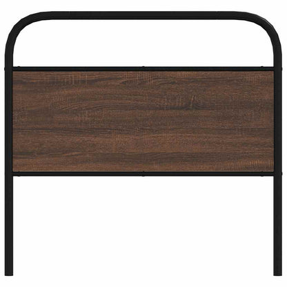 vidaXL Replace Headboard Brown Oak 100 cm Steel and Engineered Wood