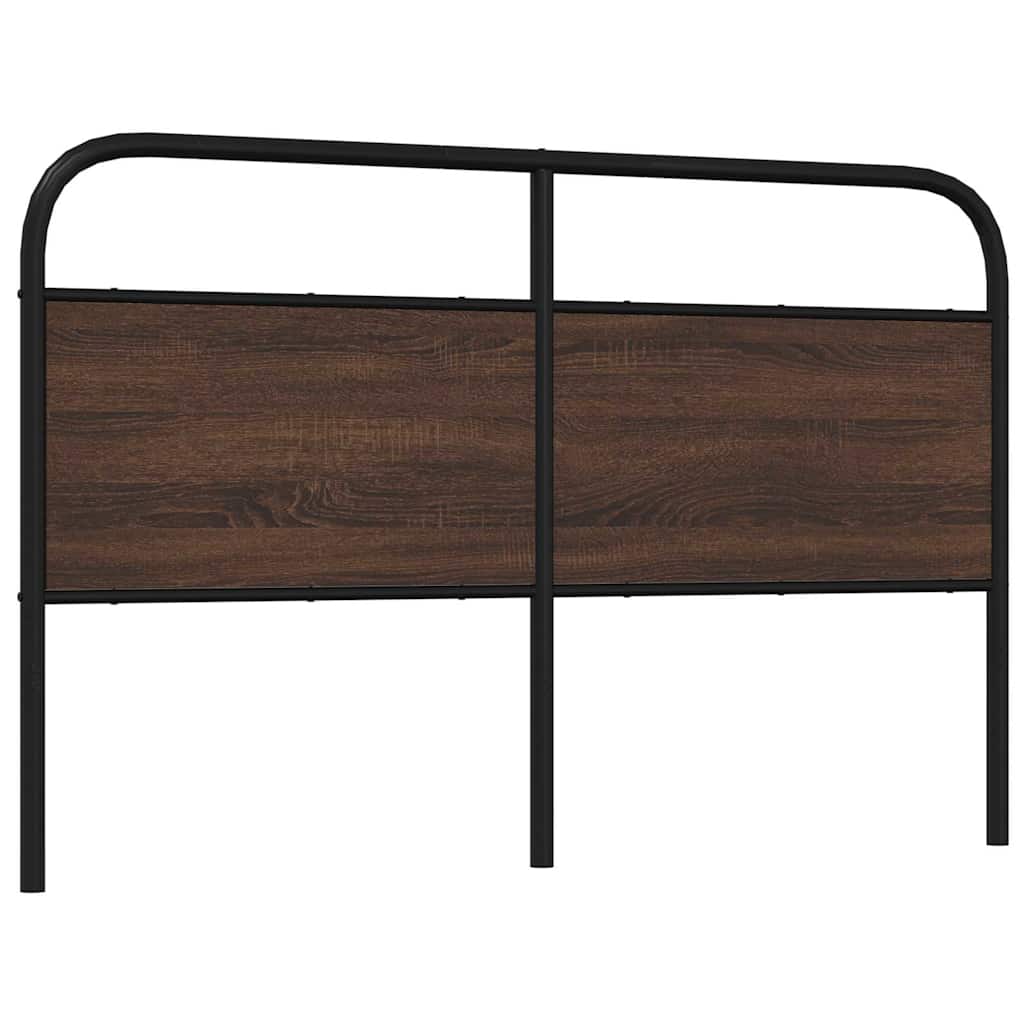 vidaXL Replace Headboard Brown Oak 150 cm Steel and Engineered Wood