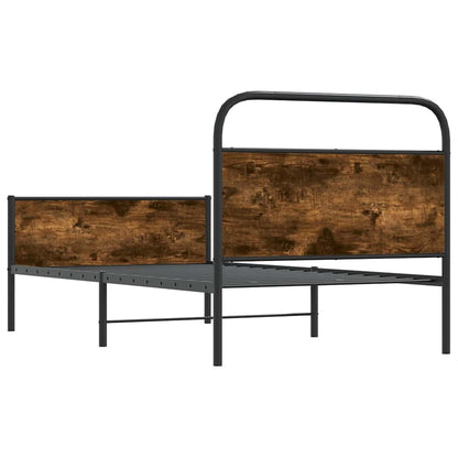 vidaXL Bed Frame without Mattress 90x200 cm Sonoma Oak Engineered Wood