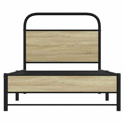 vidaXL Bed Frame without Mattress 80x200 cm Sonoma Oak Engineered Wood
