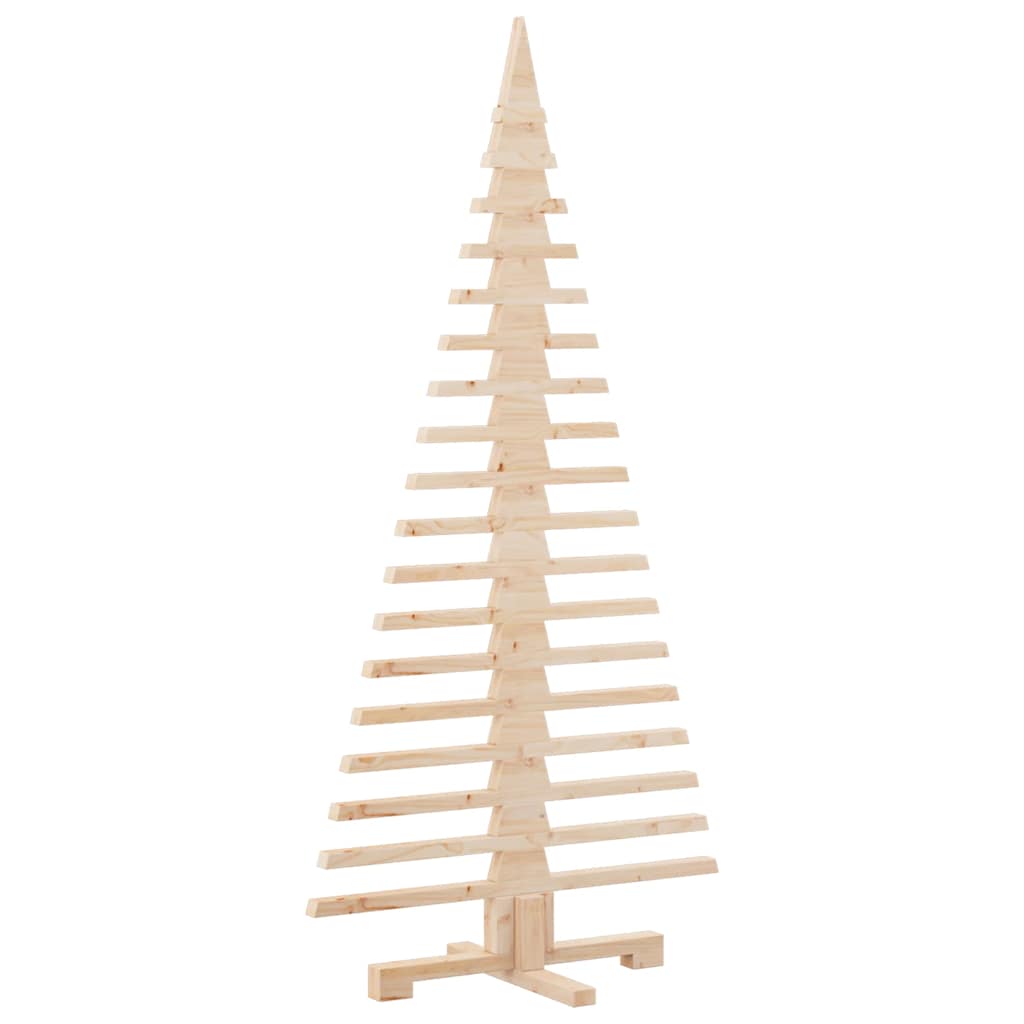 vidaXL Wooden Christmas Tree for Decoration 150 cm Solid Wood Pine