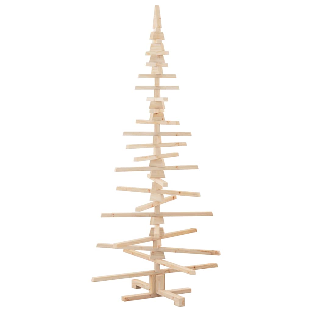 vidaXL Wooden Christmas Tree for Decoration 180 cm Solid Wood Pine