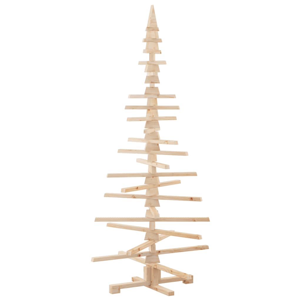 vidaXL Wooden Christmas Tree for Decoration 180 cm Solid Wood Pine