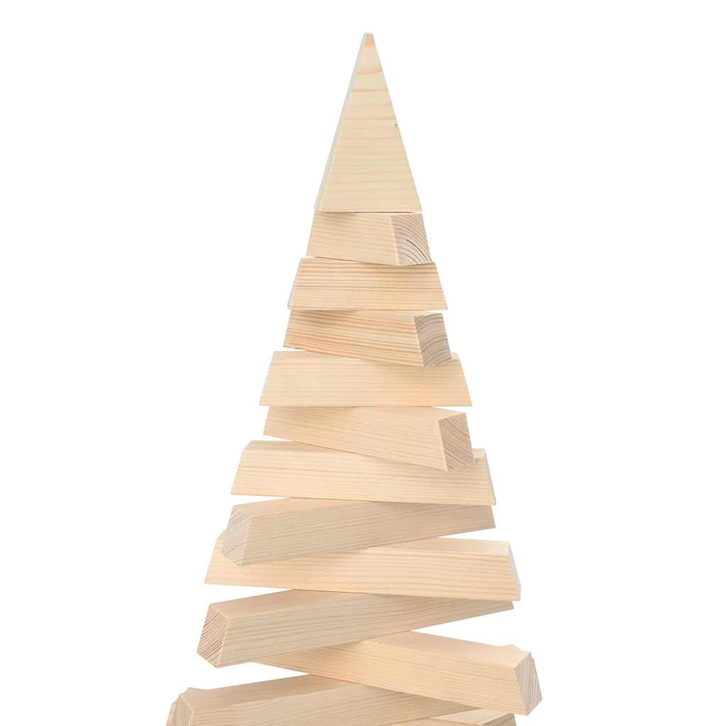 vidaXL Wooden Christmas Tree for Decoration 210 cm Solid Wood Pine