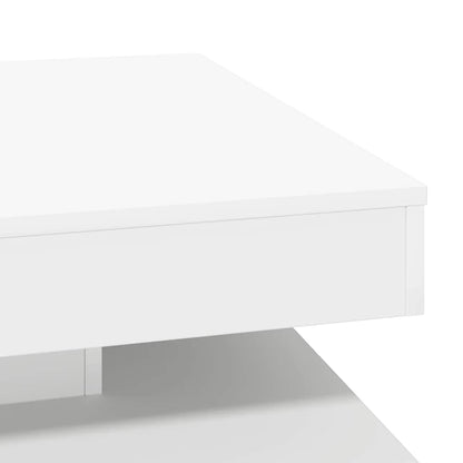 vidaXL Coffee Table 360-Degree Rotatable White 70x70x34.5 cm
