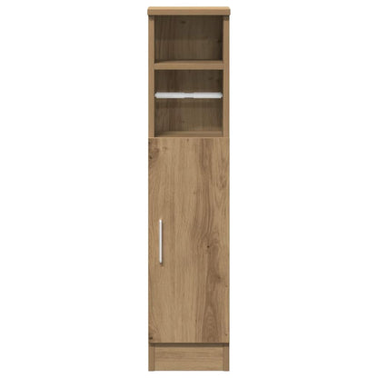 vidaXL Bathroom Cabinet | Artisan oak | Engineered wood | Slim
